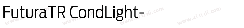 FuturaTR CondLight字体转换